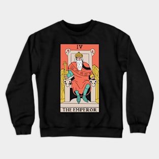 The Emperor Tarot Card - Witchy Magic Crewneck Sweatshirt